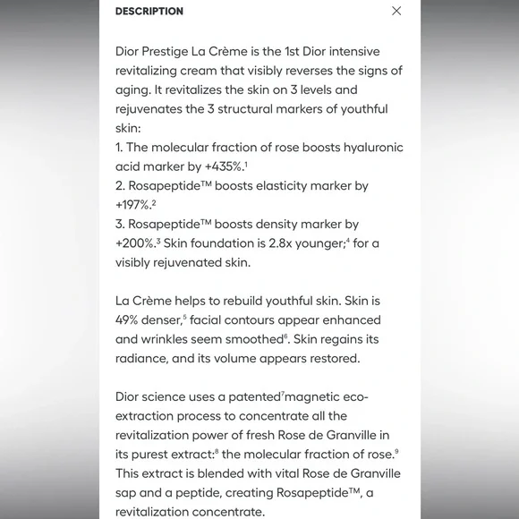 Dior Prestige La Crème face cream - Picture 4 of 6